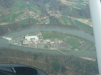 flight-2009-04 018  roundtrip Grenchen LSZG - Altenrhein LSZR José Fleiderman - Beznau Atomkraftwerk - Nuclear plant